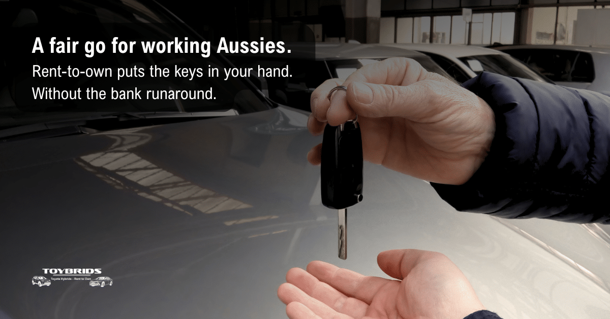 A fair go for working Aussies. Rent-to-own puts the keys in your hand without the bank runaround.