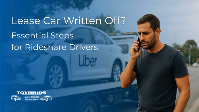 Lease car written off -Uber driver calling his car insurer